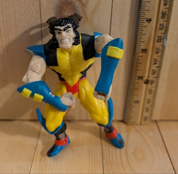Marvel Wolverine Action Figure - Blue, Yellow, Red - Picture 2 of 3